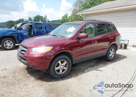 2008 Hyundai Santa Fe Gls z USA, uszkodzony, nr VIN 5NMSG73D08H162654